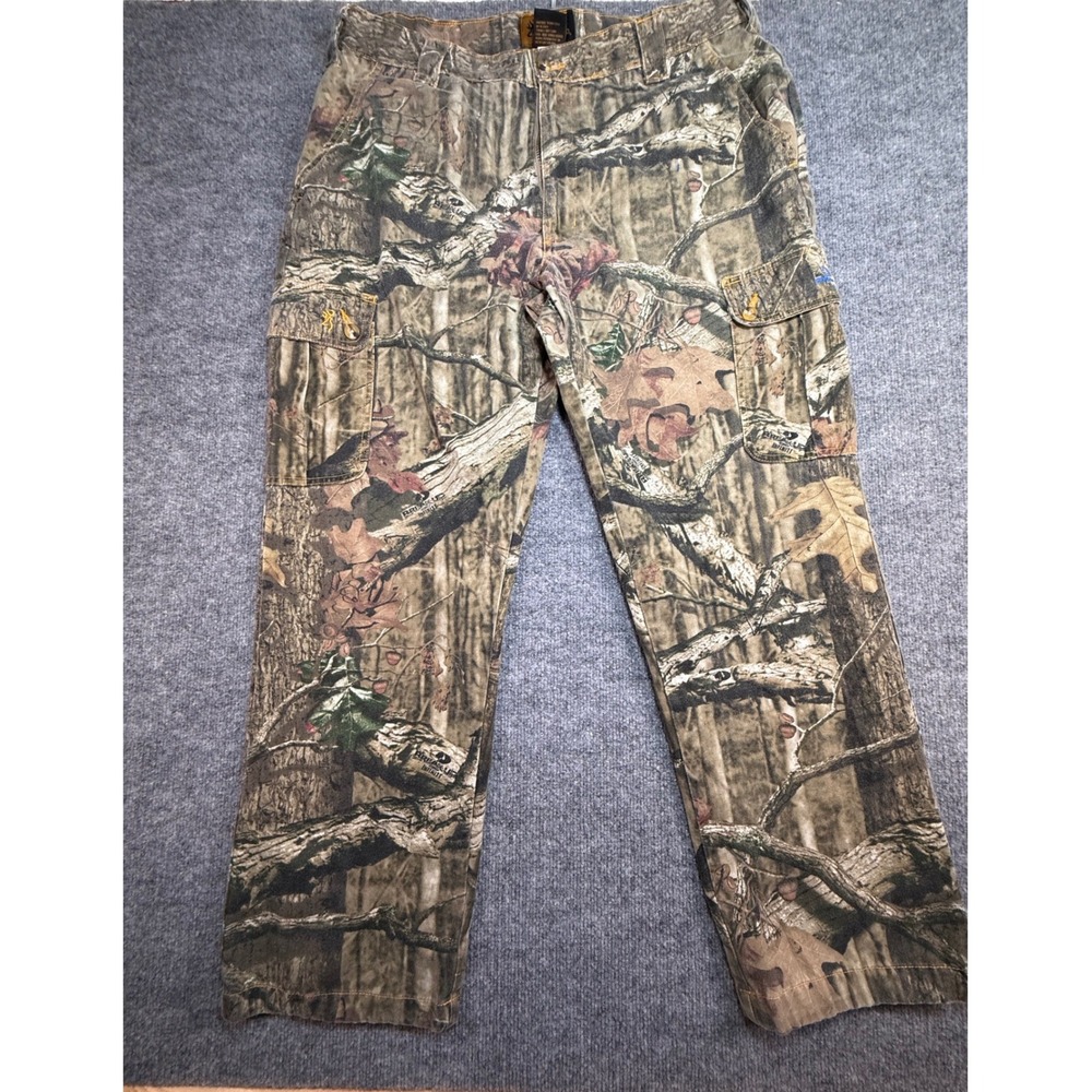 Browning Men's‎ Cargo Pants Camouflage Break Up Infinity Size L Outdoor Hunting